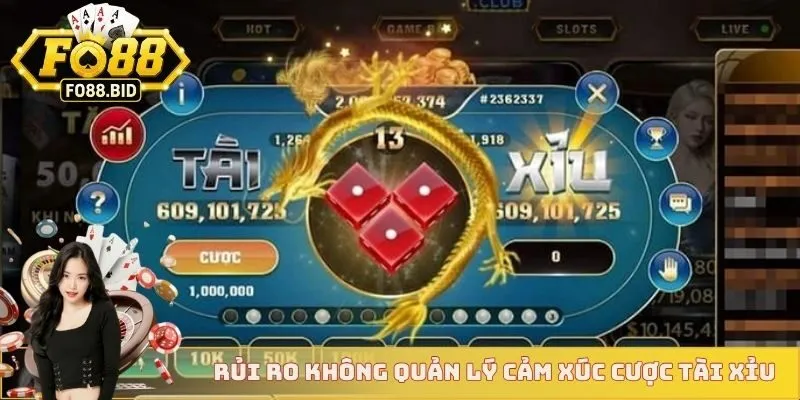 Quản Lý Cảm Xúc Khi Chơi Tài Xỉu Qua Các Chiến Thuật Mới 3 Rủi ro khi không biết cách quản lý cảm xúc khi cược tài xỉu