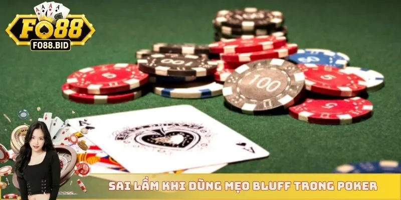 Mẹo Bluff Trong Poker - Bí Quyết Tinh Tế Để Chiến Thắng 4 Sai lầm khi dùng mẹo bluff trong poker